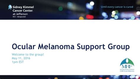 ocular melanoma support group